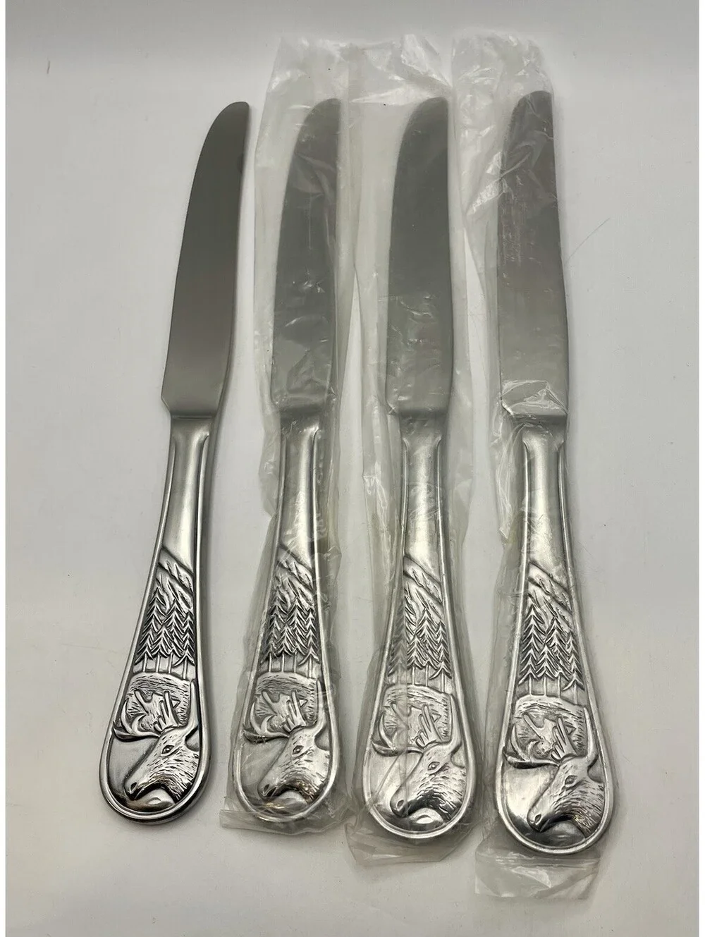 Cambridge CARIBOU Stainless China 20 Piece Set (4) 5 Piece Place Settings
